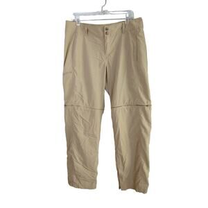 Exofficio Convertible Hiking Pants Womens 12‎ Tan Zip Off Lightweight